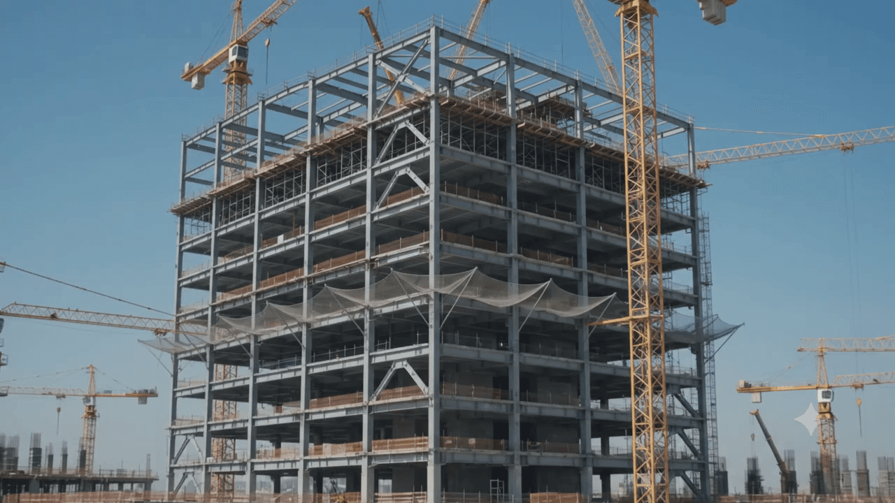 Abstract gradient artwork representing the AKZ Construction corporate website